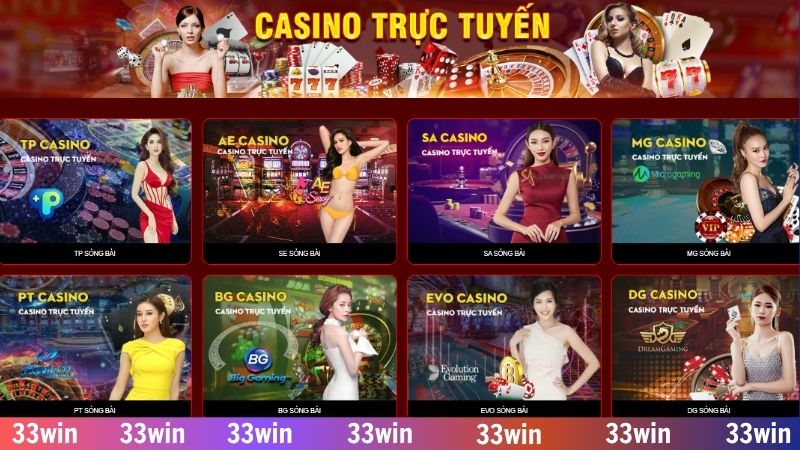 Trò chơi sòng bài có dealer xinh đẹp dẫn dắt